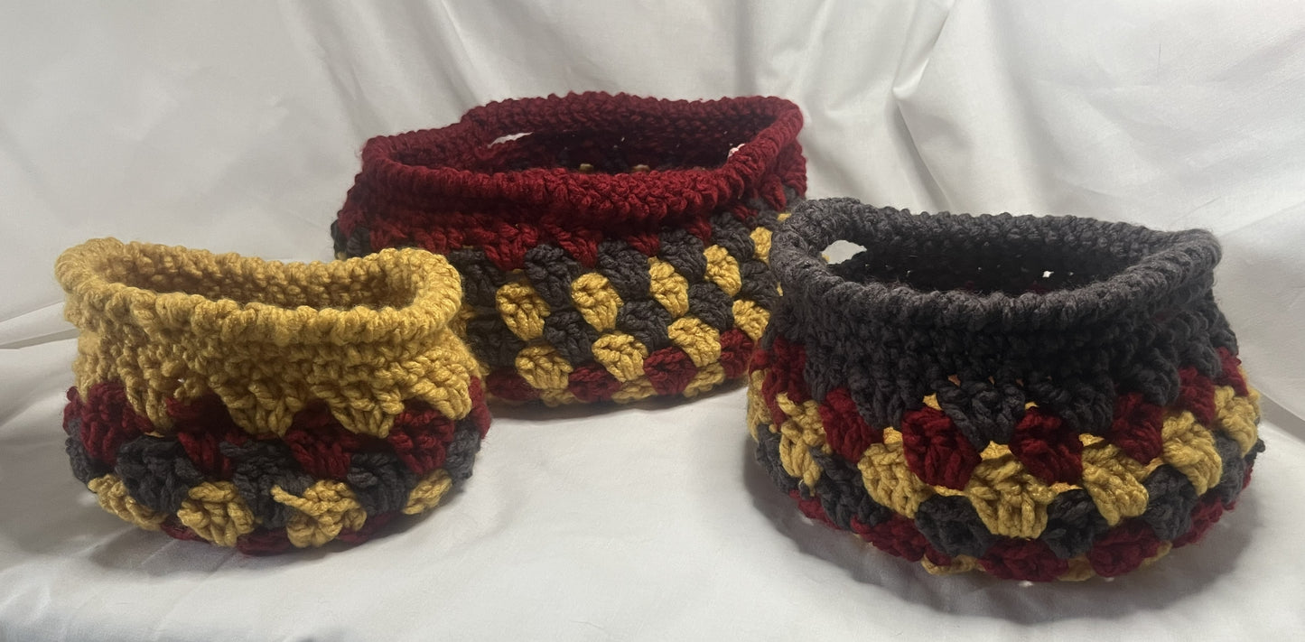 Nesting Set of Baskets, set of 3
